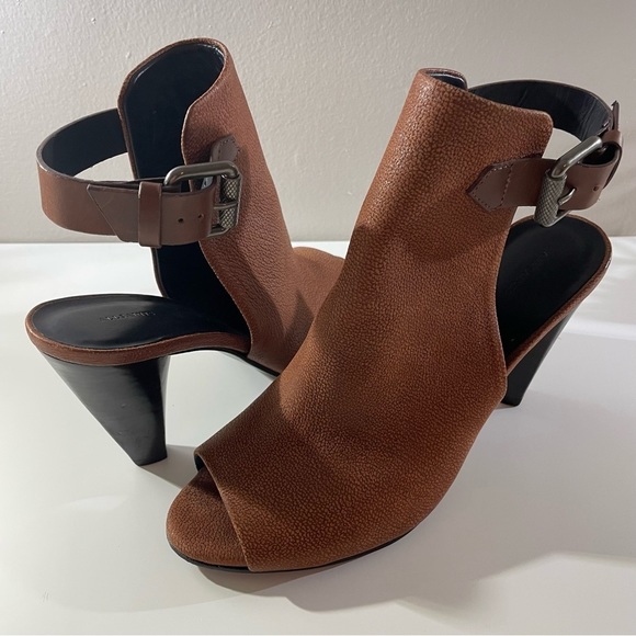 All Saints Open Toe High Heel Sandals Booties Size 10 - Picture 2 of 12